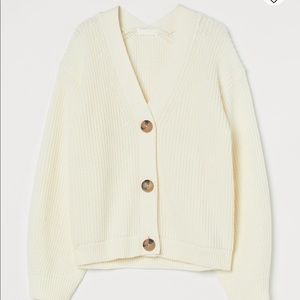 COPY - Button Down Cream Cardigan